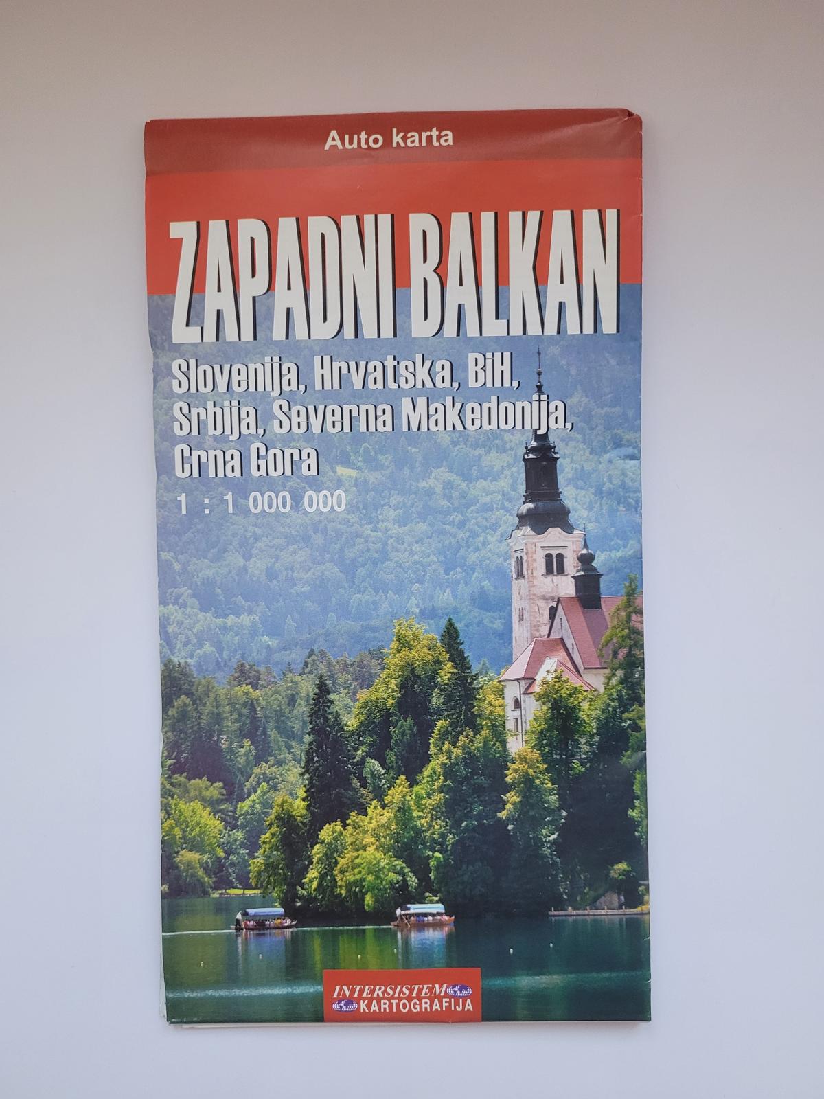 AUTO KARTA ZAPADNI BALKAN