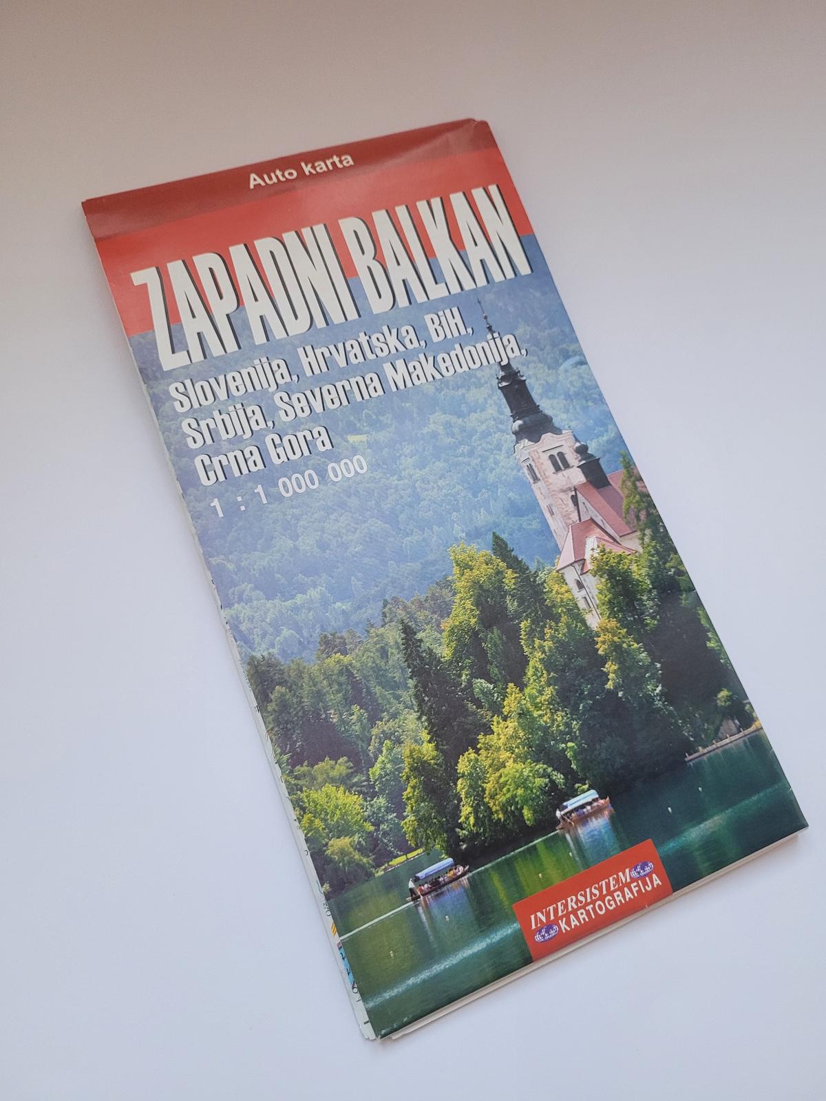 AUTO KARTA ZAPADNI BALKAN