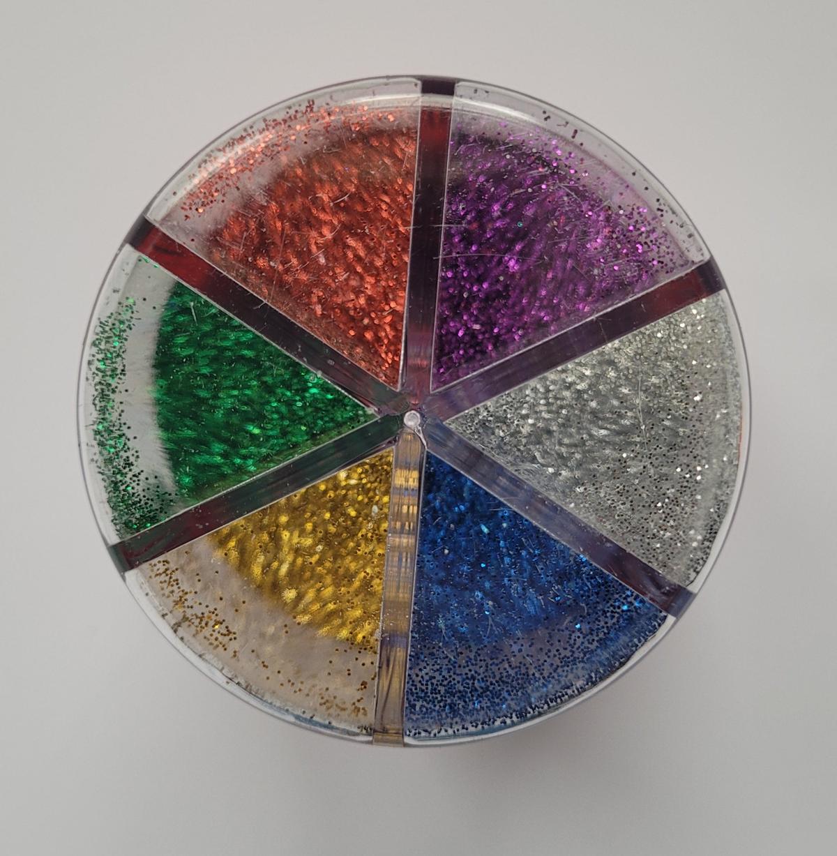 GLITTER U ČAŠI 1/6 BOJA