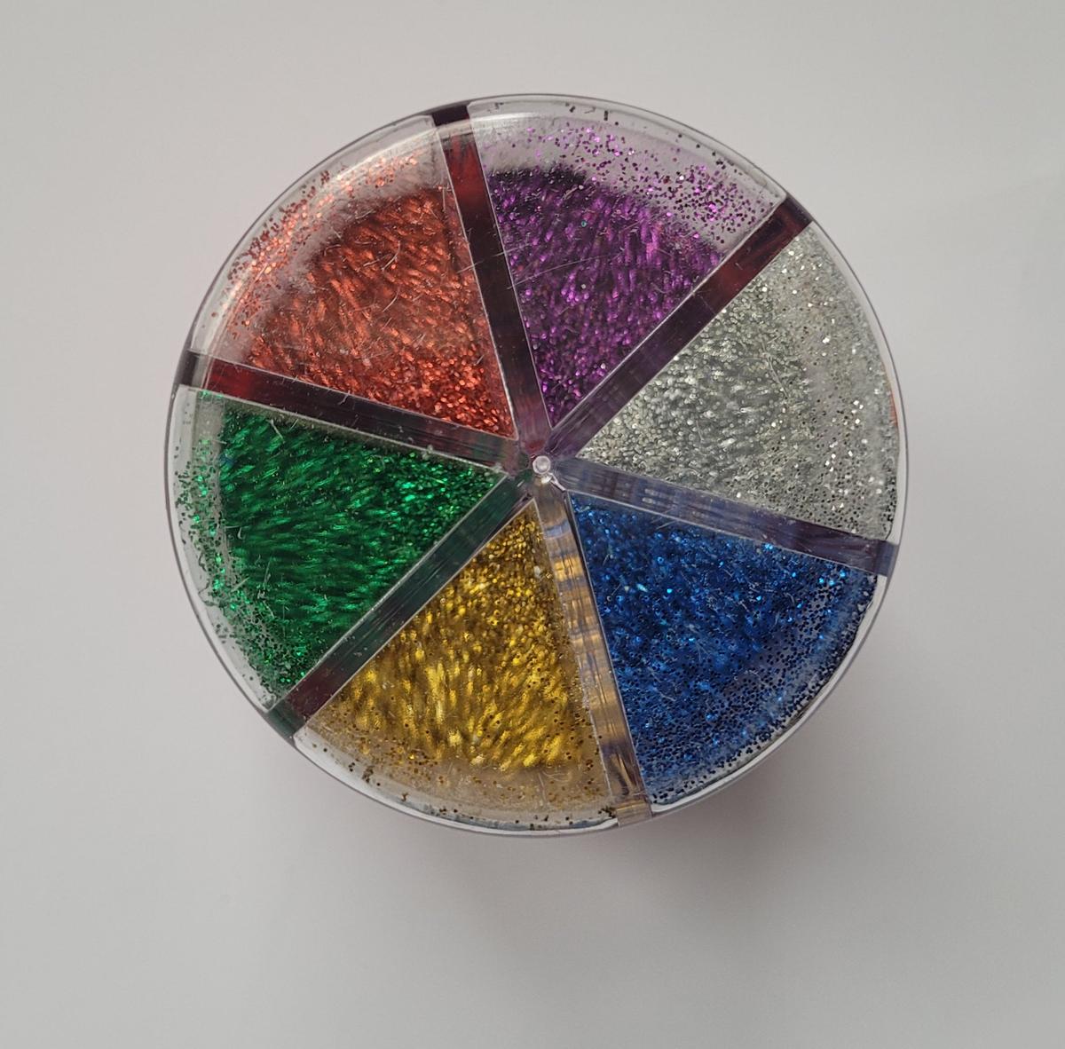 GLITTER U ČAŠI 1/6 BOJA