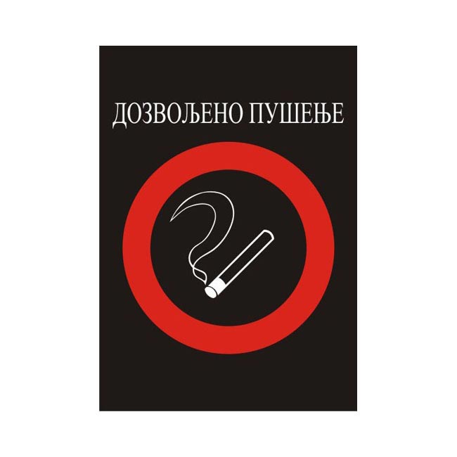 DOZVOLJENO PUSENJE A/7