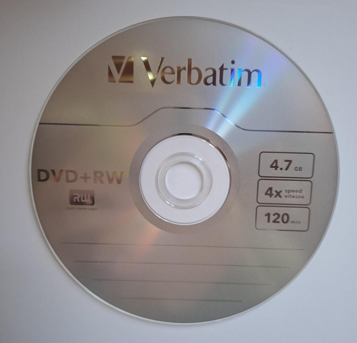 DVD RW VERBATIM
