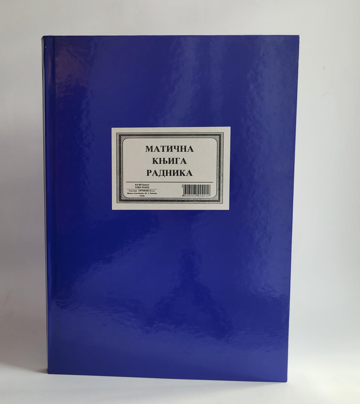MATIČNA KNJIGA RADNIKA